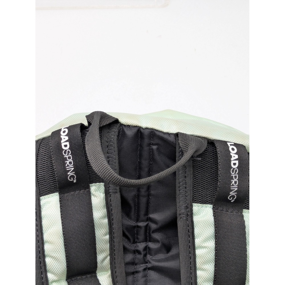 adidas Light Green Black Backpack Book Bag Laptop School Travel 20x15x6 - Picture 13 of 15
